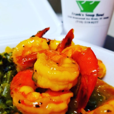 Delicious Jamaican style curry shrimp 